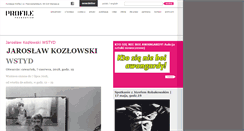 Desktop Screenshot of fundacjaprofile.pl