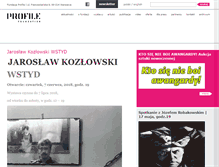 Tablet Screenshot of fundacjaprofile.pl